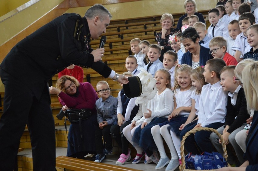 Spotkanie z górnikiem w SP nr 12 w Bełchatowie