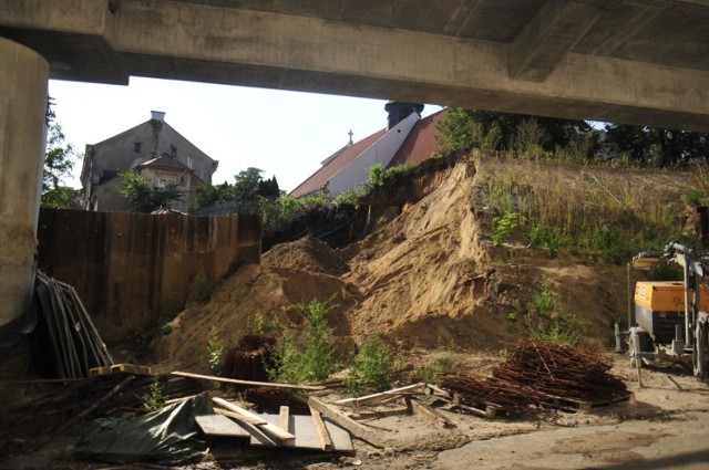 Prace rozbiórkowe w rejonie ulicy Blich