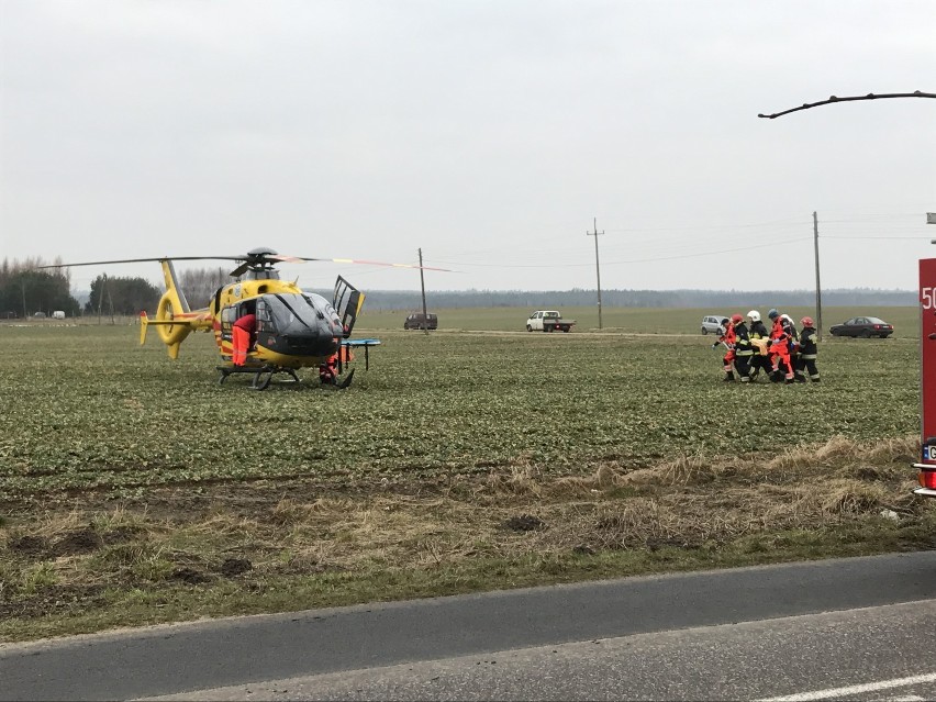 Wypadek w Goszczynie (8.03.2017)