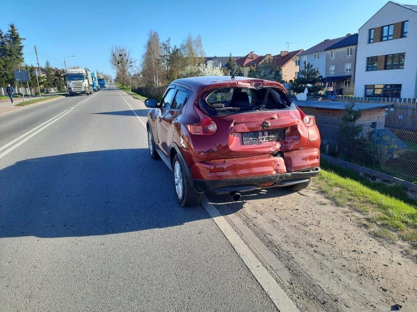 Wypadek drogowy w miejscowości Żukowo