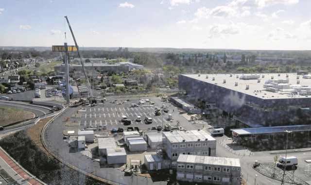 Ponad tysiąc samochodów pomieści parking Ikei. Na zewnątrz jest 511 miejsc