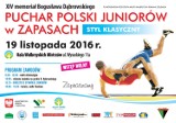 Puchar Polski Juniorów w zapasach odbędzie się w sobotę, 19 listopada w Wałbrzychu