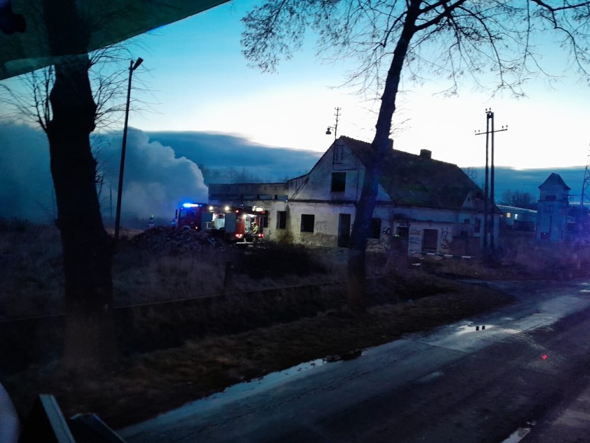 Pożar w miejscowości Zieleniec - 14.01.2023r.