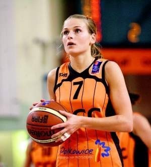 Justyna Jeziorna 5 lat temu grała już z CCC w pucharach  Fot. Piotr Krzyżanowski