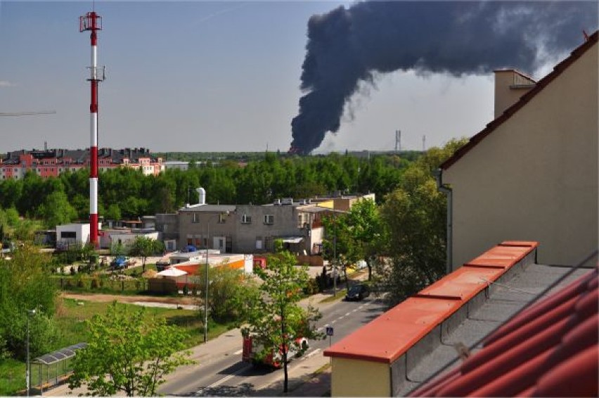 Wrocławscy strażacy dostali zgłoszenie o pożarze 1 maja...