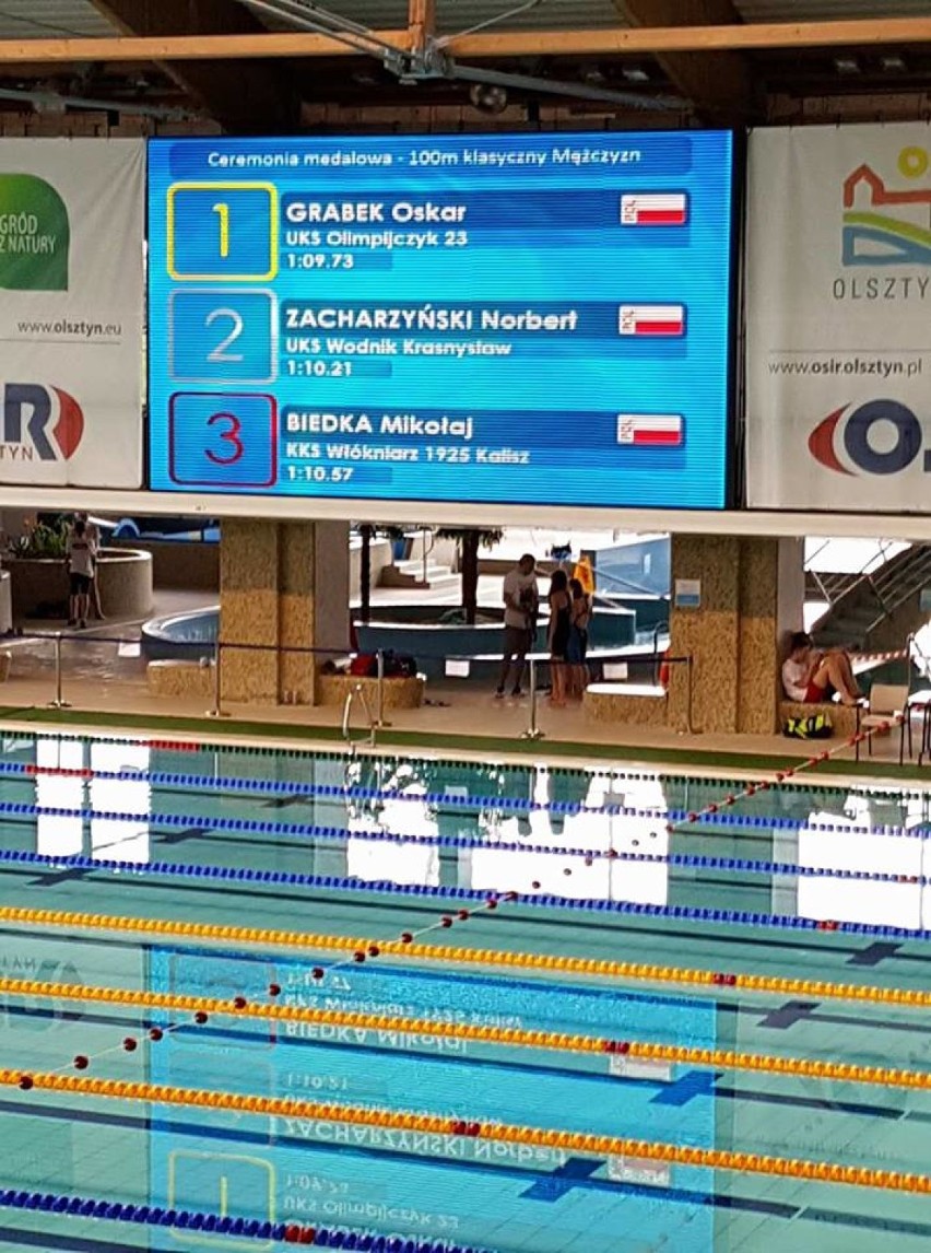 Pływacy KKS-u na mistrzostwach Polski w Olsztynie