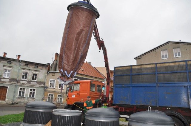 Tak wygląda obsługa koszty półpodziemnych w Szczecinku