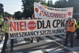 Protest przeciwko CPK. Na ulicę wyszli mieszkańcy Czerwionki, Świerklan, Mikołowa. Obawiają się niesprawiedliwych wywłaszczeń