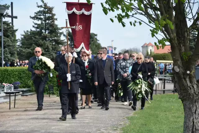 Pogrzeb śp. dr Huberta Palucha na cmentarzu komunalnym w Wągrowcu