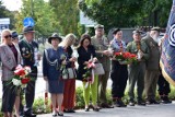 84 rocznica wybuchu II wojny światowej - uroczysty apel odbył się w samo południe przed pomnikiem ofiar wojny przy ul. Kościuszki