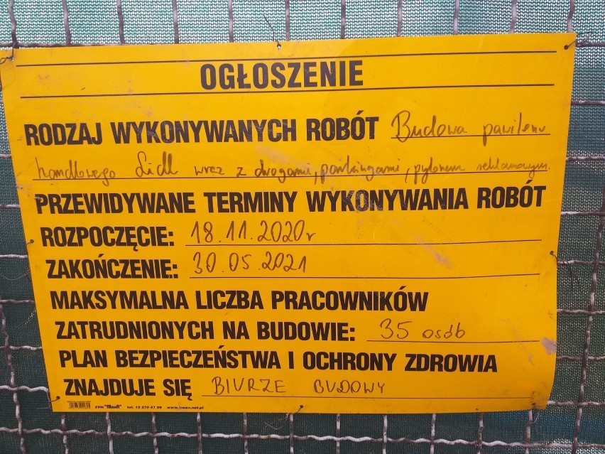 W Gołonogu powstaje trzeci w Dąbrowie Górniczej sklep sieci...