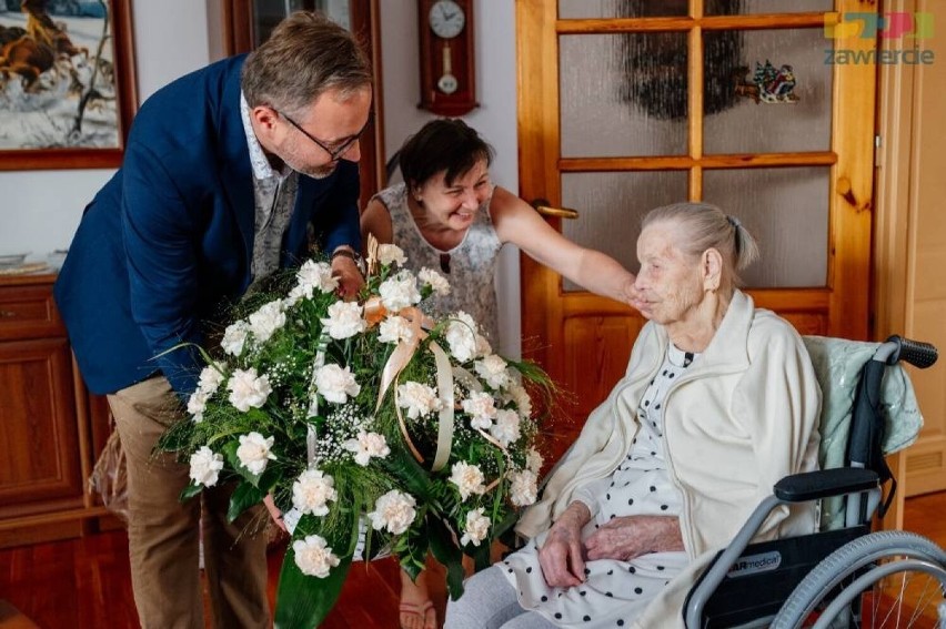 Katarzyna Olszewska z Zawiercia obchodziła wczoraj swoje 100.urodziny.