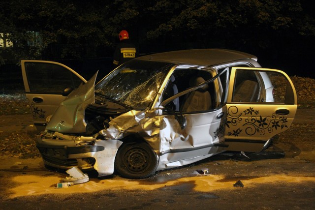 Wypadek na Tuszyńskiej w Łodzi/ 1 października 2016