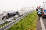 Bochnia: wypadek na A4. Kierowca wypadł przez okno i zginął [ZDJĘCIA]