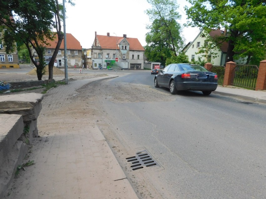 Remont na ulicy 1 Maja w Wałbrzychu