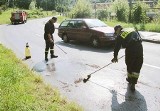 Elbląg. Na jezdni jak na patelni