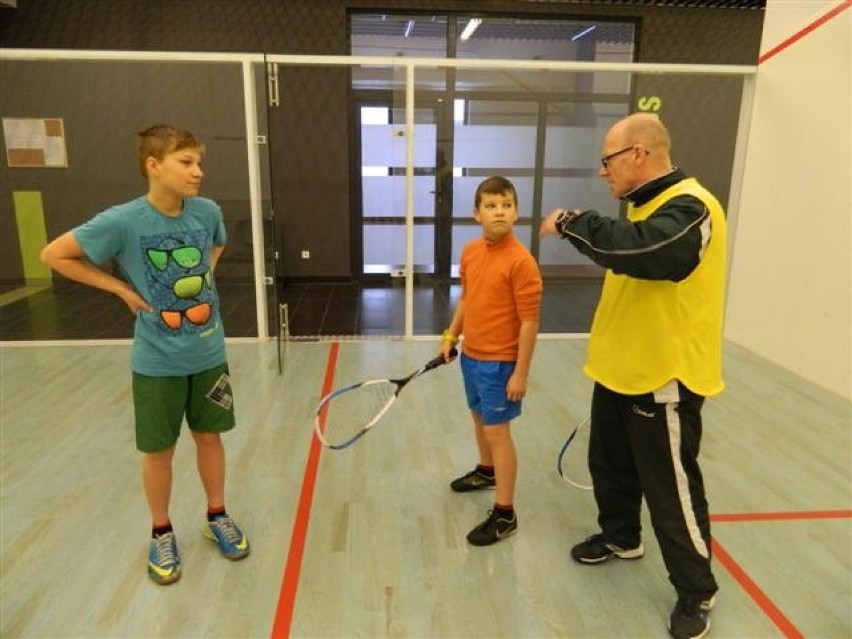 Zajęcia squasha dla młodzieży na "Skałce"