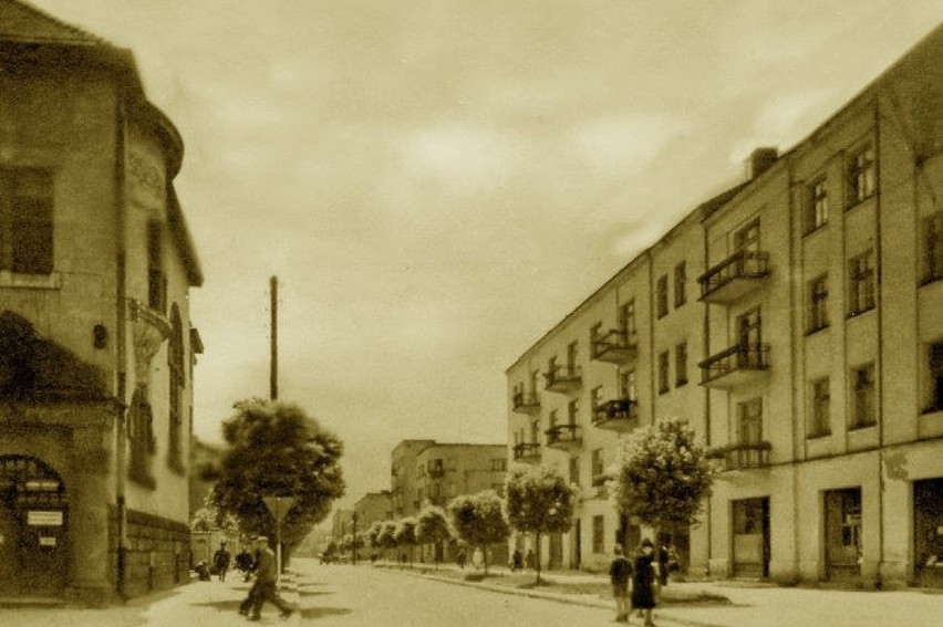 Lata 1945-1955, ulica Paderewskiego, widok od ulicy...