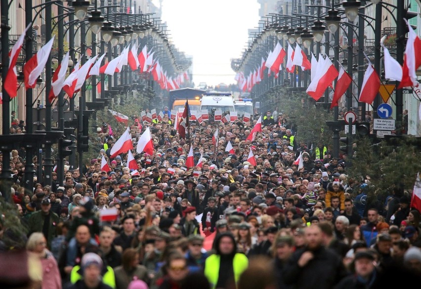 Miejskie obchody Narodowego Święta Niepodległości w Łodzi 