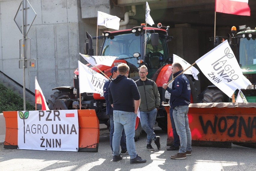 Protest rolników 24 sierpnia 2021 w Kołaczkowie...