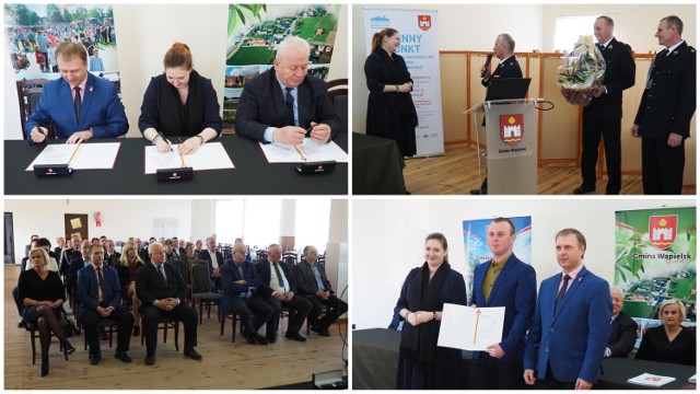 W piątkowej uroczystości w gminie Wąpielsk wzięła udział Anna Gembicka, sekretarz stanu w Ministerstwie Rolnictwa i Rozwoju Wsi