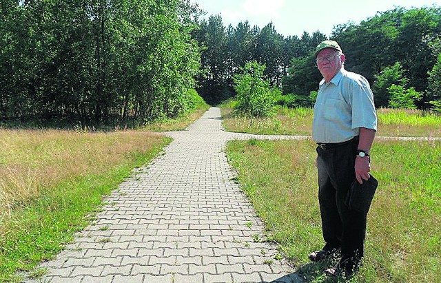 Mieczysław Kijowski od kilku lat walczy o to, aby w Starej Hucie powstał park miejski