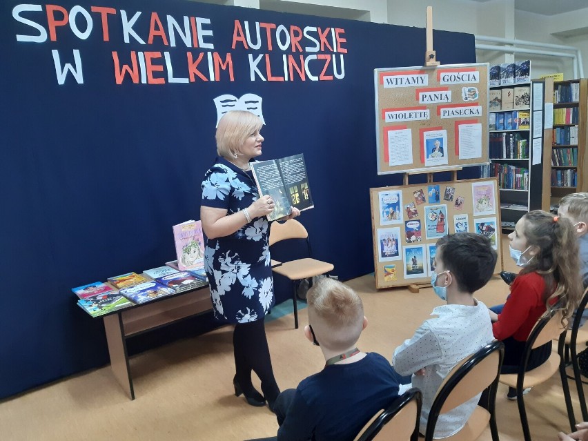 Spotkanie autorskie z Wiolettą Piasecką, pisarką dla dzieci, młodzieży oraz dorosłych ZDJĘCIA