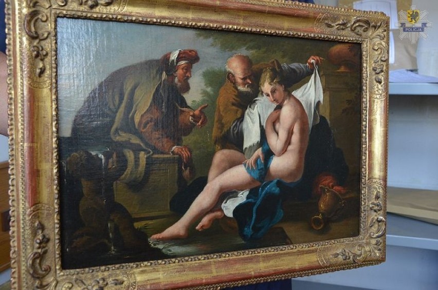 Policja znalazła w Malborku dzieła sztuki warte około 1 miliona złotych. Skradziono je w Niemczech