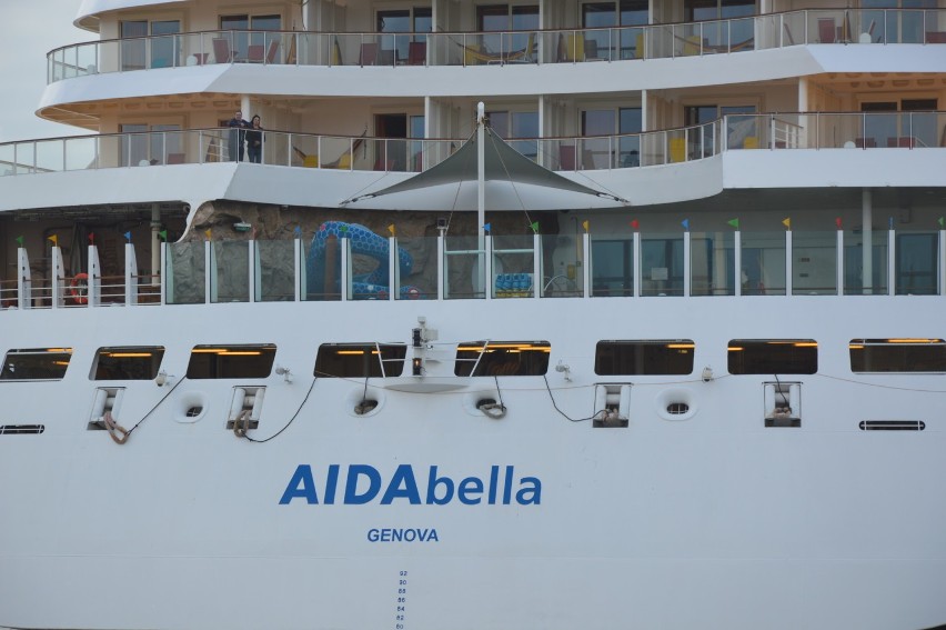 "AIDAbella" ponownie przy Nabrzeżu Francuskim. W środę  zawita Emerald Princess 