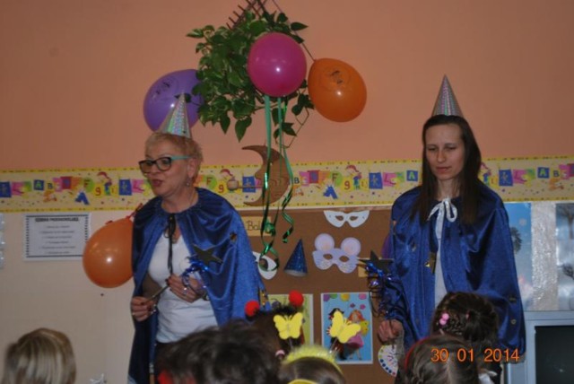 W przedszkolu nr.2 „Plastusiowe Osiedle" odbył się wielki bal karnawałowy z udziałem rodziców.