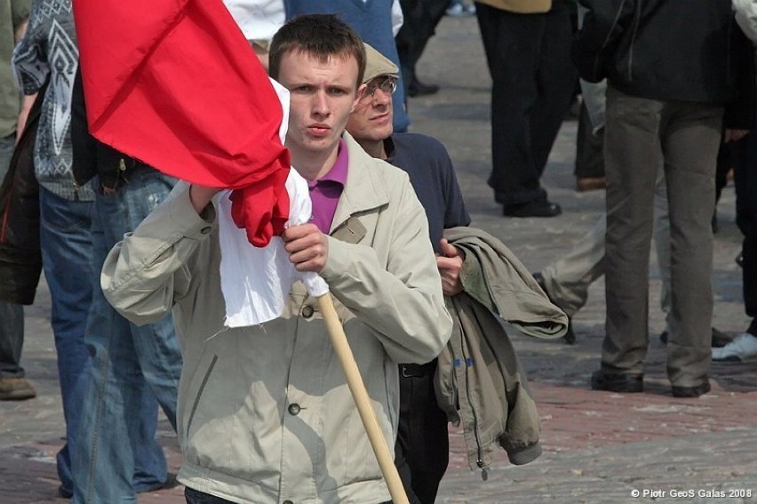 Scena manifestacji. Fot. Piotr Galas