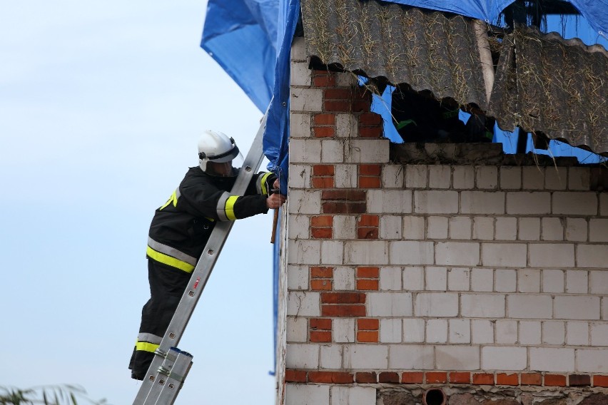 Straty po nawałnicy w powiecie piotrkowskim