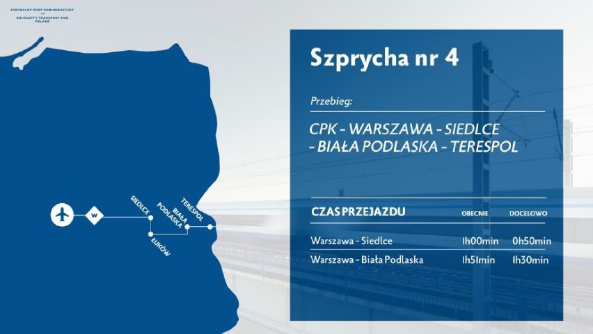 Dzięki CPK przyspieszą pociągi? Szybciej z Warszawy do Radomia, Koszalina i Lublina