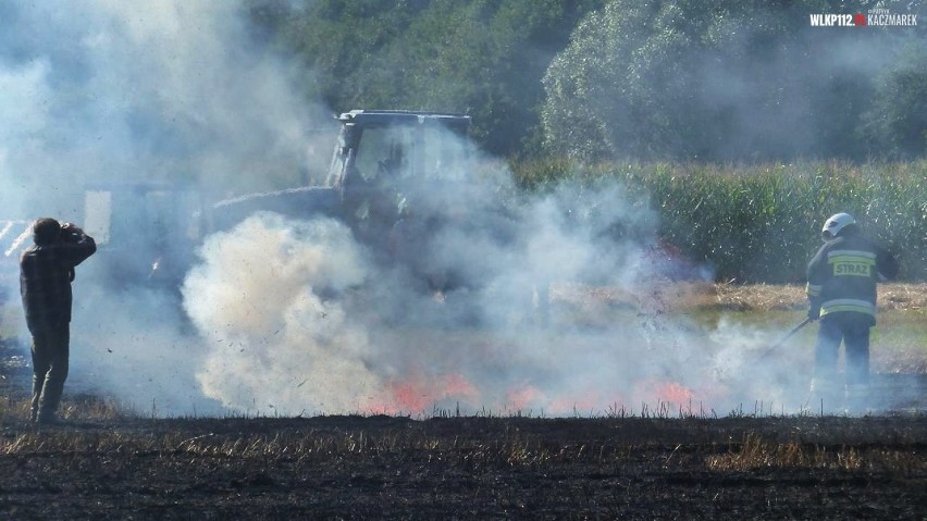 Wielki pożar na pograniczu powiatów          