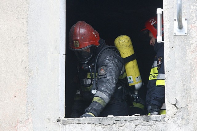 Pożar mieszkania na ul. Świdnickiej w Wałbrzychu