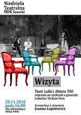 Niedziela Teatralna i spektakl Teatru Lalki i Aktora TAO pt. &quot;Wizyta&quot;