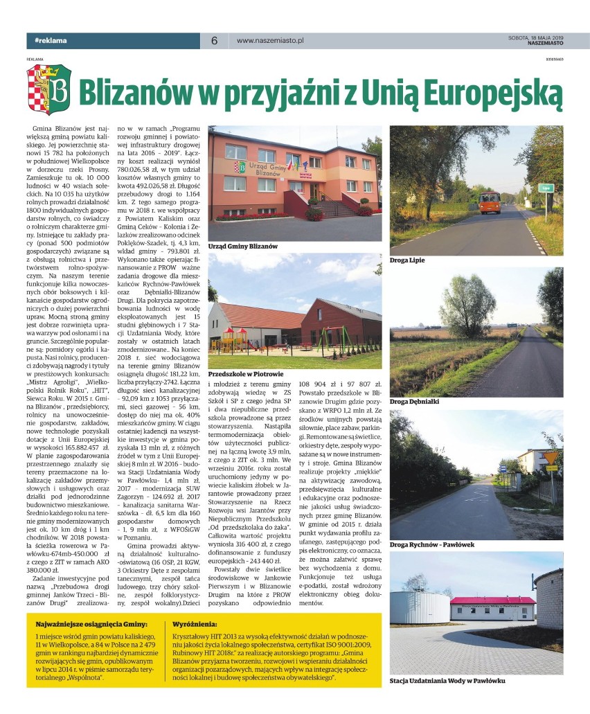 Nasze Miasto Stawiszyn - dodatek na Forum Wielkopolskiej Wsi Europejskiej ZDJĘCIA