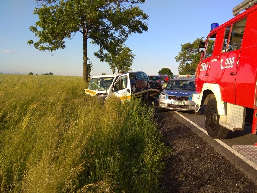 Do zdarzenia doszło dziś rano na wysokości Pakosławic. Droga...