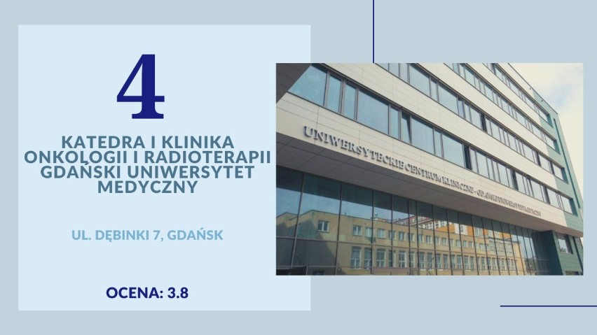 4. Katedra i Klinika Onkologii i Radioterapii Gdański...