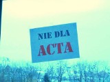 Pleszewska młodzież  włączyła się do protestu przeciwko ACTA