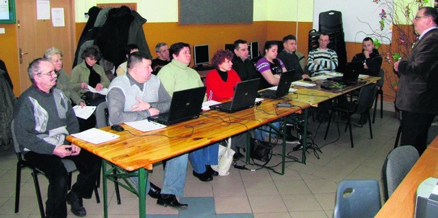 Przed wiosną rolnicy z gminy Potok Wielki (pow. janowski) biorą udział w szkoleniach.