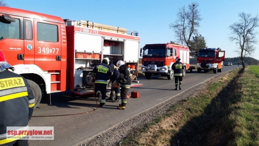 Koło (gm. Sulejów): Wypadek w Kole pod Piotrkowem na drodze...