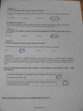 Egzamin gimnazjalny 2012: matematyka [ODPOWIEDZI] | Kraków Nasze Miasto