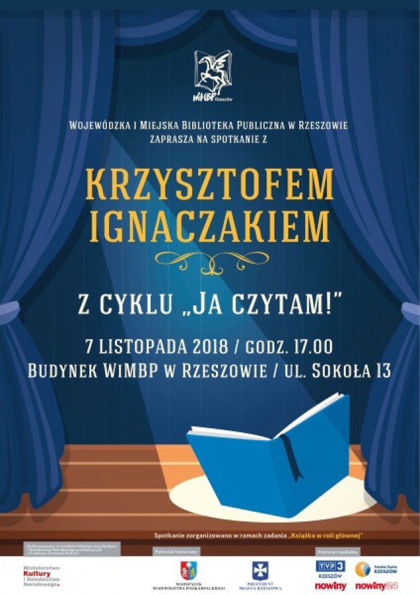 Jan Mela i Krzysztof Ignaczak zdradzą jakie czytają książki w Wojewódzkiej i Miejskiej  Bibliotece Publicznej w Rzeszowie [SZCZEGÓŁY]