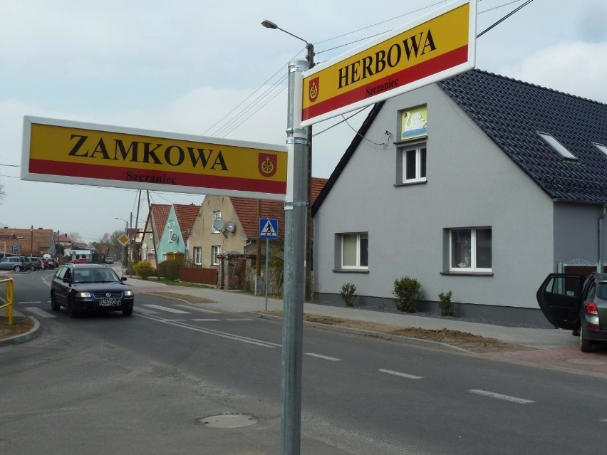 Ulice w Szczańcu już mają nazwy! W miejscowości pojawiają się pierwsze znaki