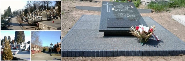 Miejsce spoczynku Antoniego Iglewskiego na cmentarzu w Radziejowie