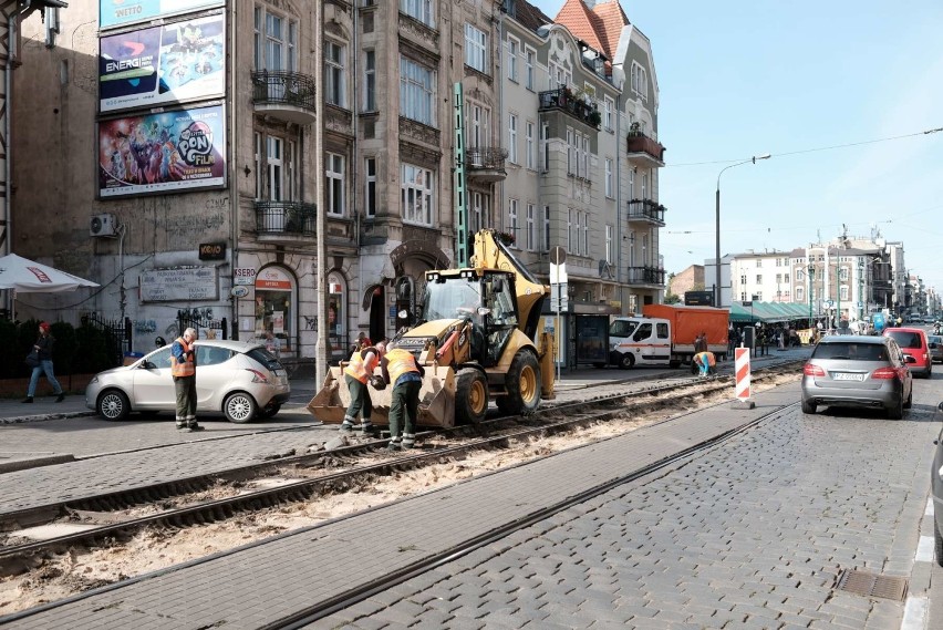 Ruszył remont Dąbrowskiego - zobaczcie, jak wygląda teraz ulica [ZDJĘCIA]