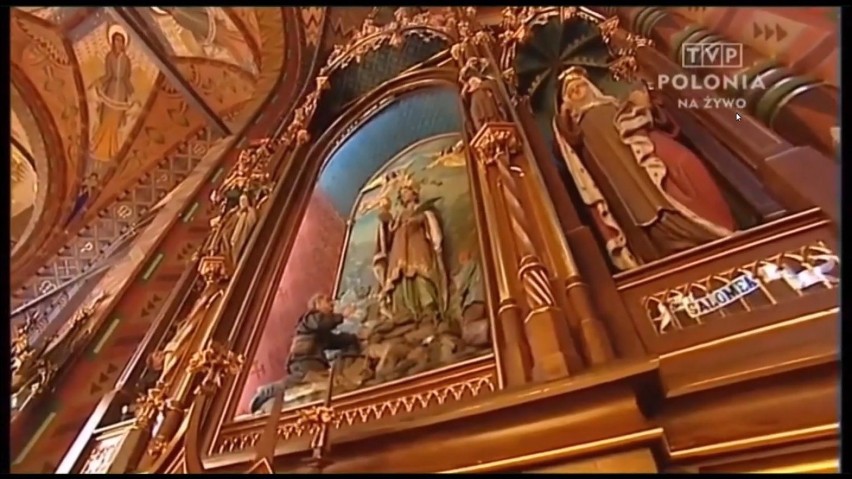 Msza święta nadawana z kościoła św. Joachima w Sosnowcu...