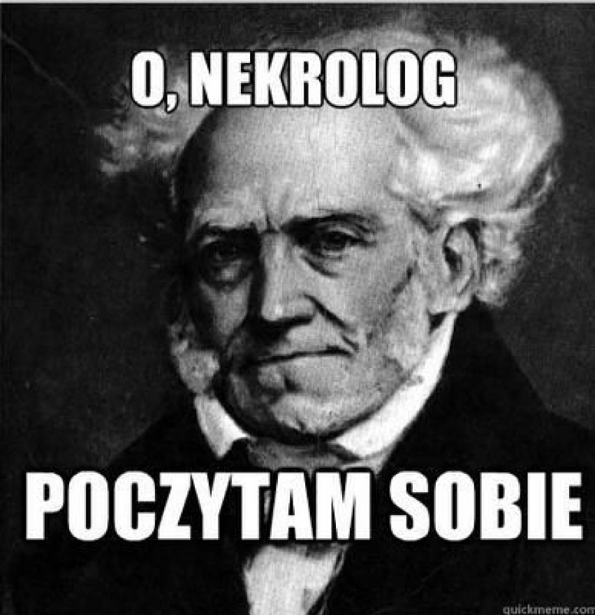 Memy z Schopenhauerem. Internauci uczą pesymizmu [GALERIA]