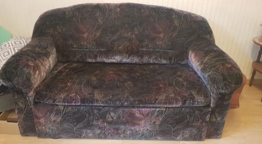 Sofa, kanapa rozkładana z funkcją spania, pojemnik na...